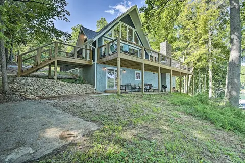 Renovated Lakeside Home w/ Private Boat Dock!
