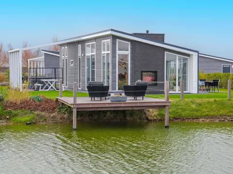 Detached House on Lake in Zeeland Holiday Park