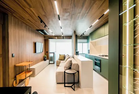 Apartamento Climatizado com Garagem em Alphaville