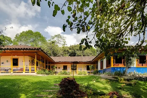 Casa cafetera cerca del Parque del Café