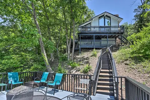 Dock, Boat Slip & View: Lakefront Tan-tar-a Home!