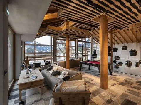 Apartment in Megeve With Stunning Mountain Views
