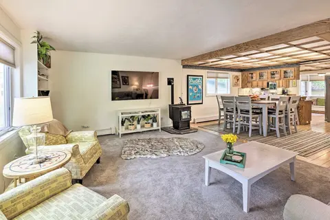 Bright 4BR w/ Fireplaces, & Bikes: Great Location!