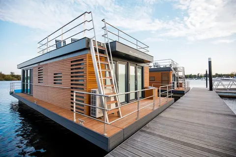 Houseboat in Netherlands Near Holiday Park
