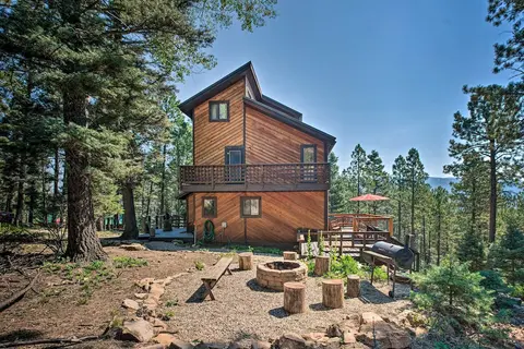 Hot Tub, Game Room: Spacious Angel Fire Retreat!