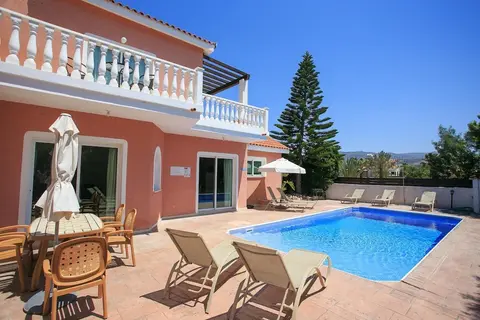 Villa Zenon Large Private Pool Walk to Beach Sea Views A C Wifi Car Not Required - 2222