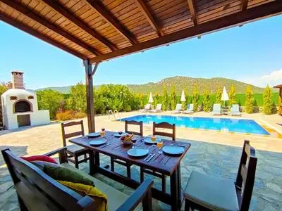 Villa Kayakoy 4 - Private Authentic Stone Villa