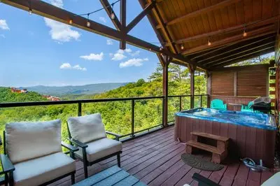Smokies Sunset MTN Views Hot Tub Games MORE