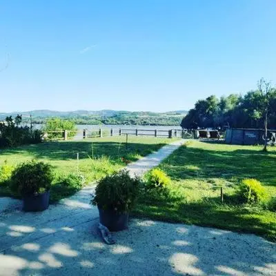 Captain's house by the Danube river