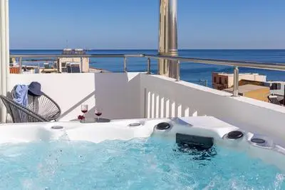 -Superior Maisonette Jacuzzi & Private Parking - Koum Kapi Mare Seaside