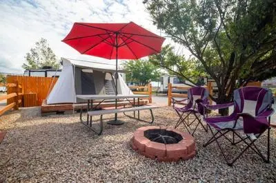 Moab RV Resort Glamping Setup Tent OK-T3