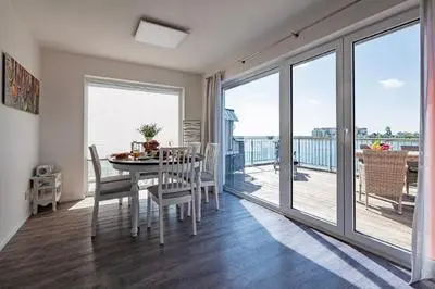 Gesamte Ferienwohnung in Kappeln mit Sauna, Whirlpool und Grill und Panoramablick