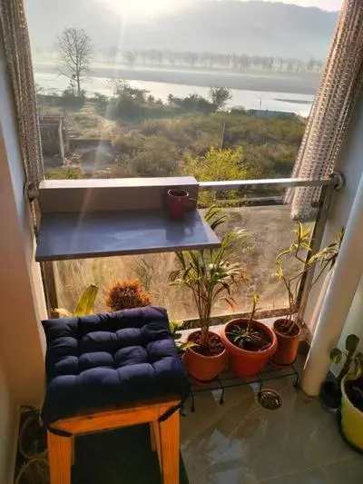 Blue Heart Home by the Ganges - Cosy 1Bhk-Veerbhadra