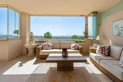 Enjoy Sea Views from this 2BR with Parking, Pool, Wifi