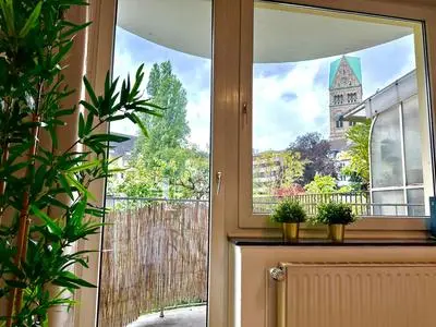 Pempelfort, zentral, Balkon, zu Fuß zur Kö & Stadt, Netflix