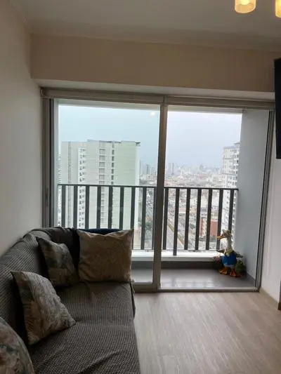Dpto con vista al mar de 3 habitaciones y 6 camas