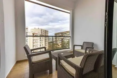 Bright and stylish 2BR apartment with View