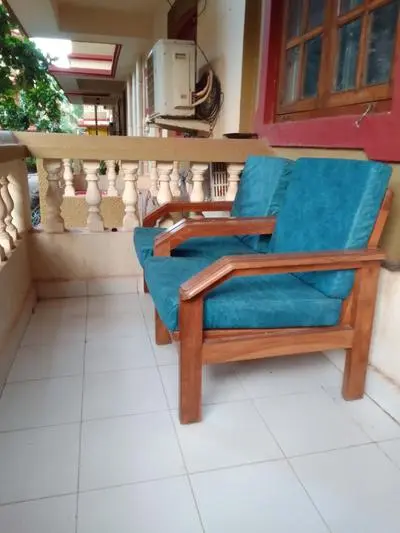1bhk fully furnished resort apart close to candolim beach Pool Ac Wifi