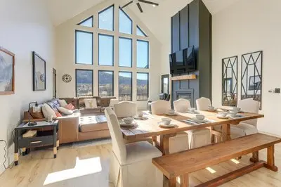 3 Mi to Holiday Valley: Mtn-View Home w/ Patio