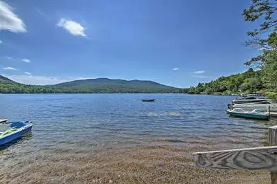 Lakefront Rumney Retreat w/ Shared Dock & Beach!