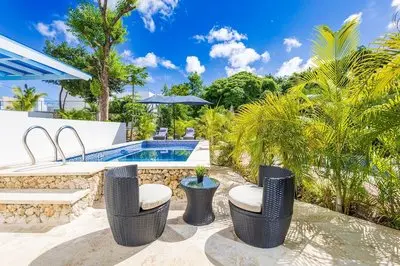 New Modern 2-lvl Punta Cana Villa in Gated Community With Private Pool Rooftop Jacuzzi