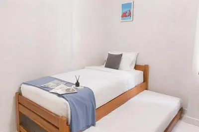 Cozy Living 2Br Apartment Without Living Room At Aeropolis Residence
