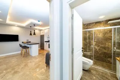 Flat With Jacuzzi and Sea View in Kas Antalya