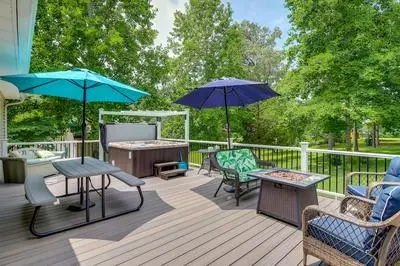 Lakefront Home w/ Hot Tub - 15 Mi to Dollywood!