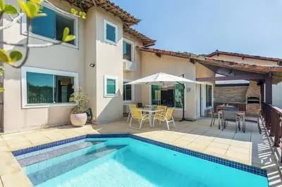 Bz73 Geribá! Casa c/ piscina privativa 5 Suítes!