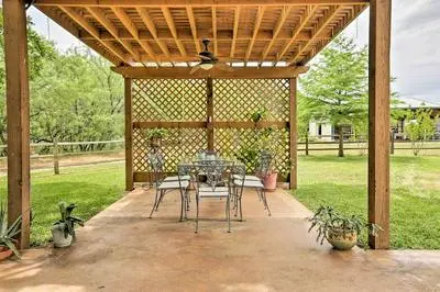 Cozy Texas Retreat w/ Patio, Grill & Horseshoes!