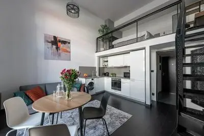 Comfy loft with balcony