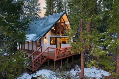 Cozy Modern Cabin w/ Sauna & Fireplace 5 Mins to Lake Peaceful Tahoe Retreat by Avantstay