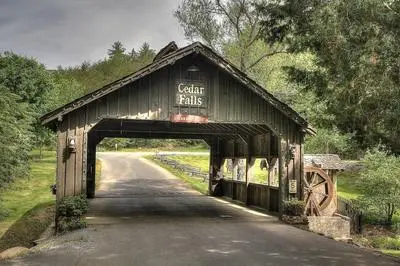 Kim's Cove Motorcycle-Friendly Cabin features Game Room by RedAwning