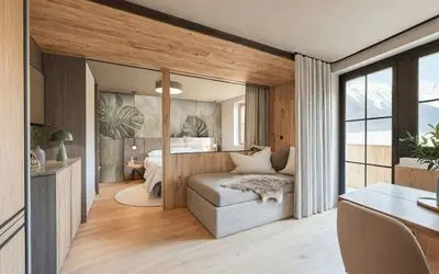 Apartment fur bis zu 4 Personen mit Sauna