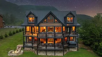 Amazing View Cabin w Gameroom Hot Tub Fire Pit